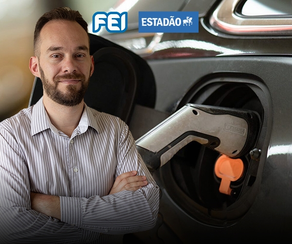 Prof. Fábio Delatore, do curso de Engenharia Elétrica da FEI, foi fonte para reportagem especial sobre carros elétricos