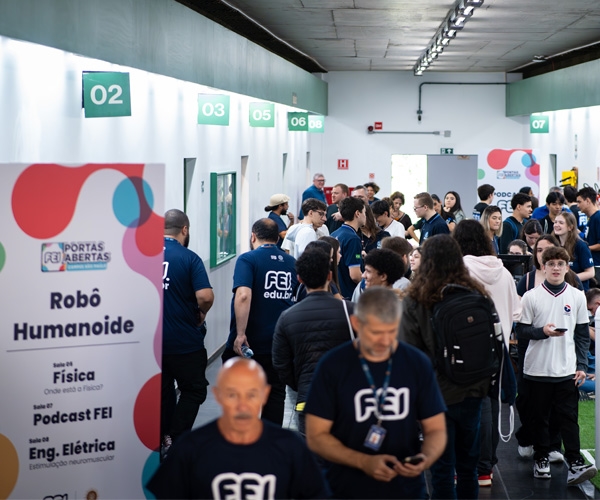 Com inscrições abertas para o vestibular, FEI recebe mais de 500 estudantes do Ensino Fundamental e Médio em evento no Campus São Paulo