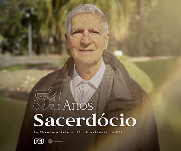 FEI comemora 54 anos de sacerdócio do seu Presidente, Pe. Theodoro Peters