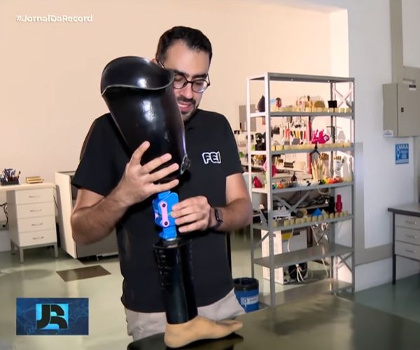 Projeto PRÓTESEH3D da FEI desenvolve joelho protético em impressão 3D