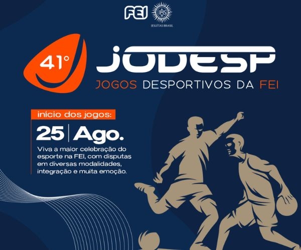 Inscrições Abertas para a 41ª edição dos Jogos Desportivos da FEI